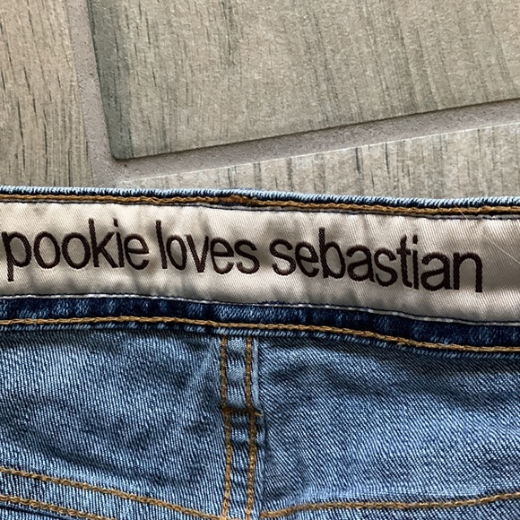 Pookie loves Sebastian jean shorts - Picture 2 of 4